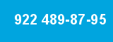 922 489-87-95